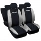 Coprisedili Auto Compatibili Panda Hybrid 2021 Versione 50 E 50 Nero Grigio Chiaro